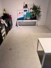 Splatter Painted Floor