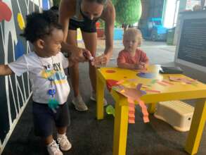 Toddler Tuesday Simple Shapes Turkey Crafting