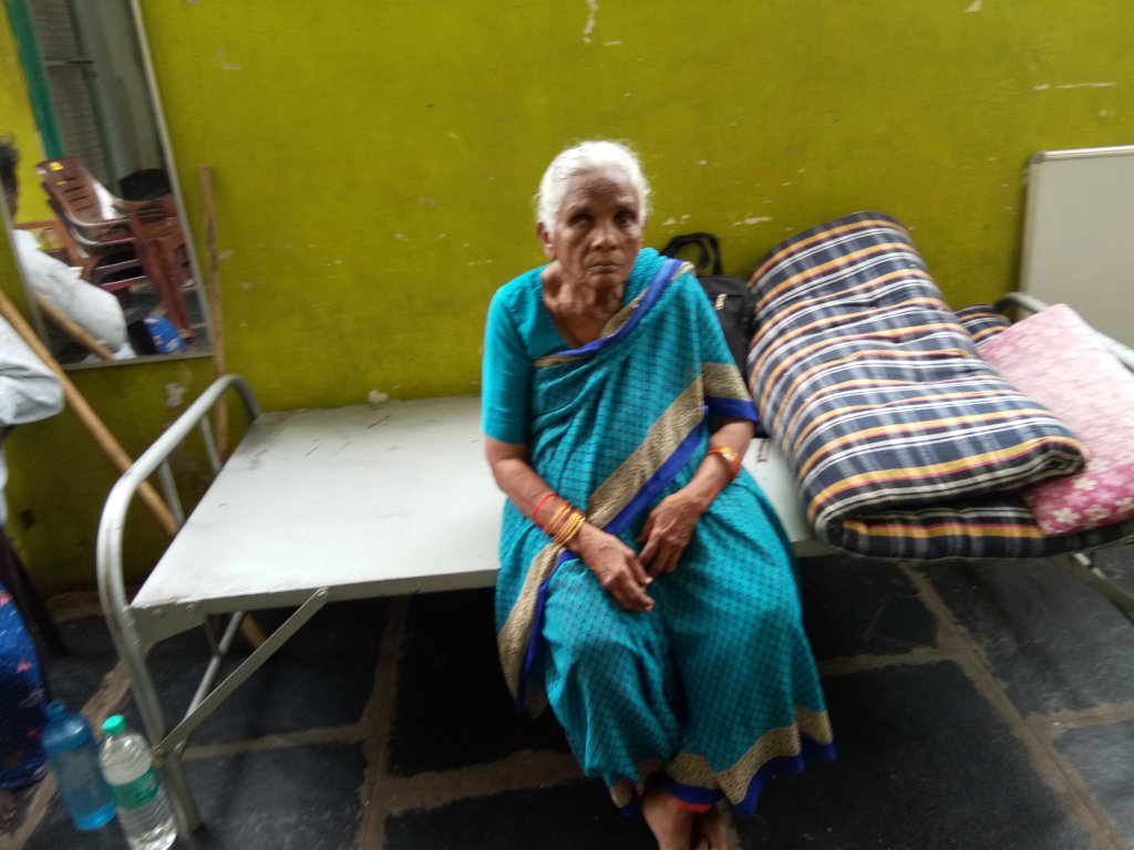 Support Cots and Beds for Oldage Poor Woman