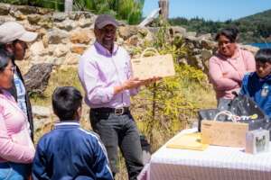 Award ceremony at delivering prizes