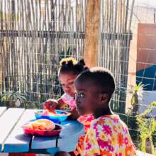 Lunch at the Green kids club