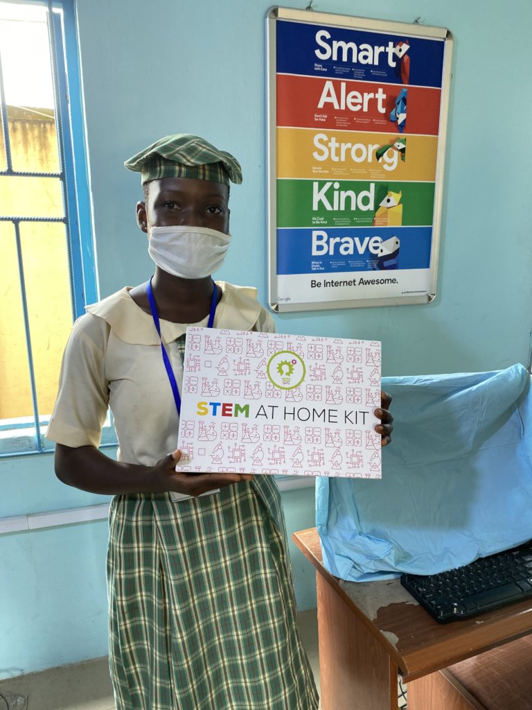 Provide STEM @ Home kits for underserved girls