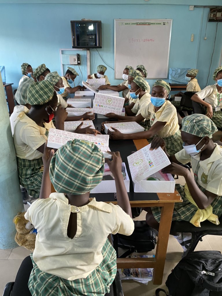 Provide STEM @ Home kits for underserved girls