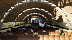 Stage and auditorium