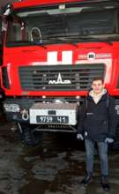 Learning to be a fireman!