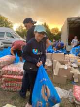 Packing Humanitarian Aid kits