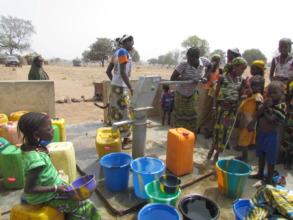The well we drilled together serving the village