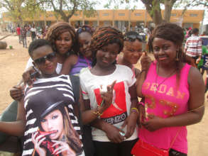 Photo of school girls by student photographer