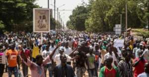 A recent protest against terrorism and insecurity