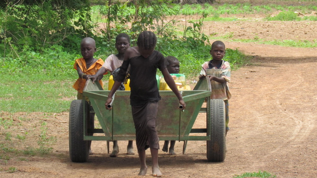 Walking for water instead of attending school