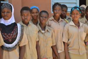 Some of the girls to benefit from this project