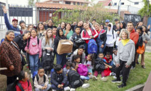 Distribution of Footwear and School Supplies