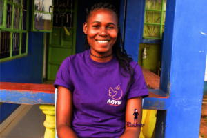 A young women Participating in the Training