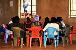 Young Women in a group discussion.