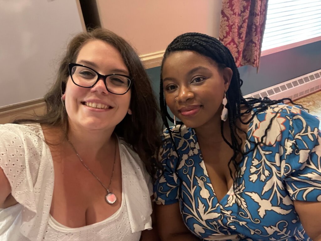 Networking at a community Anti-Trafficking event