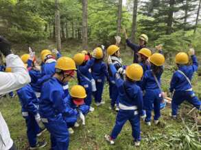 A scene from our environmental education session