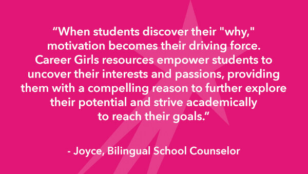 Career Girls School Counselor Testimonial #2