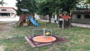 The playground in Nucetto, finally rebuilt