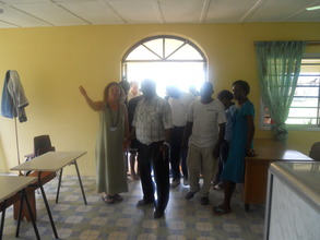 Entry to hopsital after painting