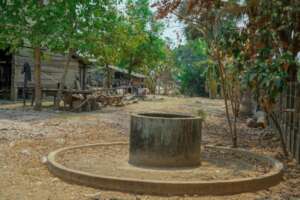 Typical water source in Cambodia