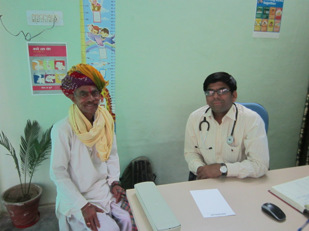 Provide healthcare to 20,000 people in India