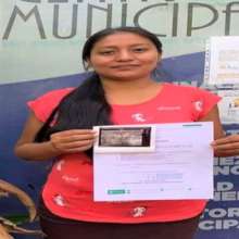 Ana, with her ultrasonography exam results