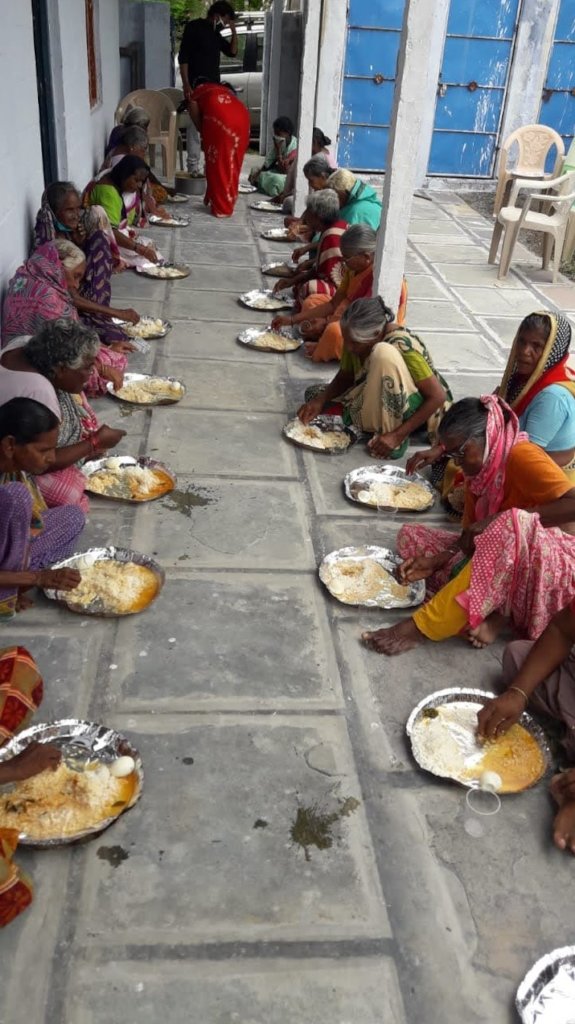 Support kitchen- To Give a  Meal to the Aged