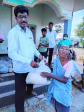 BASS Covid Relief to aged woman at unnava
