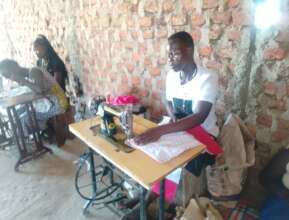 Jane and Mary in their Tailoring Shop