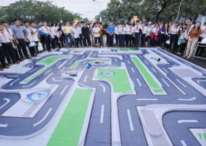 Thousands joined us to celebrate road safety.