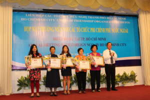 AIP Foundation is honored in Ho Chi Minh City.