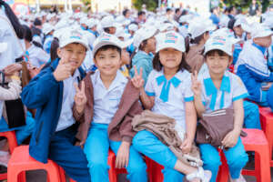 Students are excited to join the event