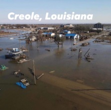 Reminder of the initial damage to the area