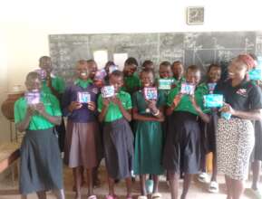 Fuda Girls after receiving their Pads