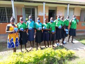 Fuda Girls after receiving their Pads