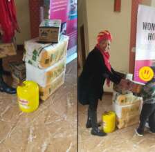Our director receives food donations