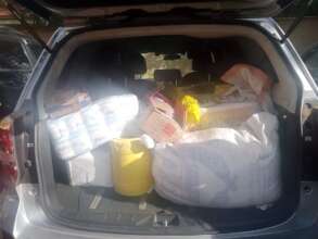 Donated food