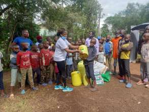 giving to a local orphanage