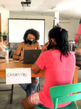 Working to collect resident information for Vision