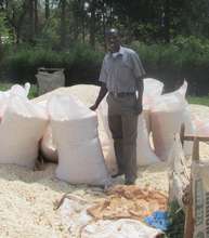 Receiving corn for a children's home