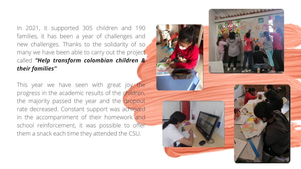 Help transform colombian children & their families