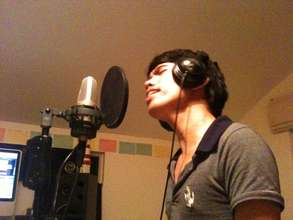 P2 recording his song