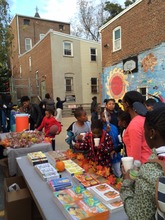 Our students selecting books at our Fall Festival!
