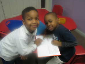 Happy about homework time!
