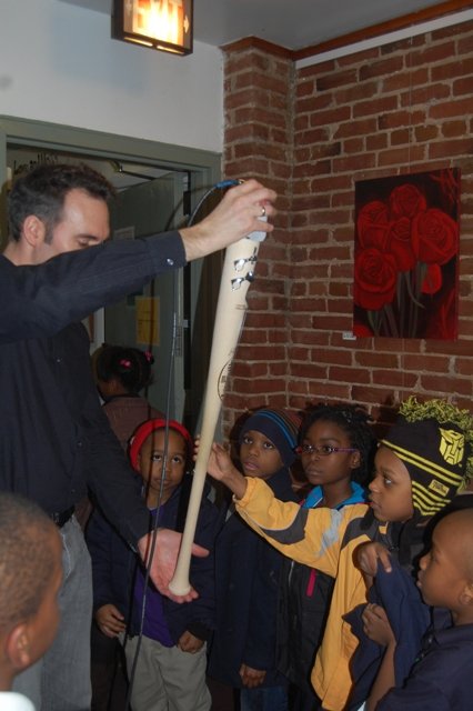 Our kids were really impressed with the bat fiddle