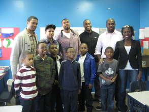 Our boys were excited to meet the players!