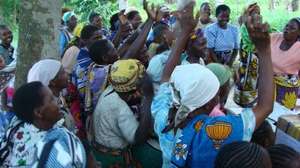 Women in Kilifi,singing to express their joy