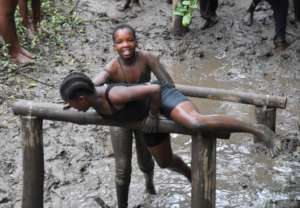 Obstacle course fun!
