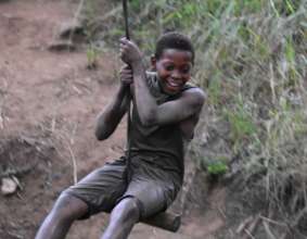 Swinging through the obstacle course