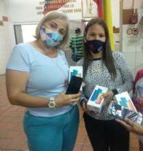Teachers receiving cell phones +  telephone line